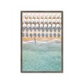 Picture of Amazing beach with Umbrellas   _GroupedProduct_Rectangle_Portrait_Photography _GroupedProduct_Rectangle_Portrait_Framed_Matted_