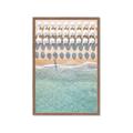 Picture of Amazing beach with Umbrellas   _GroupedProduct_Rectangle_Portrait_Photography _GroupedProduct_Rectangle_Portrait_Framed_Matted_