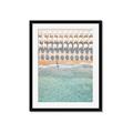 Picture of Amazing beach with Umbrellas   _GroupedProduct_Rectangle_Portrait_Photography _GroupedProduct_Rectangle_Portrait_Framed_Matted_