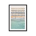 Picture of Amazing beach with Umbrellas   _GroupedProduct_Rectangle_Portrait_Photography _GroupedProduct_Rectangle_Portrait_Framed_Matted_