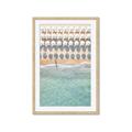 Picture of Amazing beach with Umbrellas   _GroupedProduct_Rectangle_Portrait_Photography _GroupedProduct_Rectangle_Portrait_Framed_Matted_