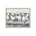 Picture of White Horses _GroupedProduct_Rectangle_Landscape_Photography _GroupedProduct_Rectangle_Landscape_Framed_Matted_