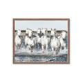 Picture of White Horses _GroupedProduct_Rectangle_Landscape_Photography _GroupedProduct_Rectangle_Landscape_Framed_Matted_