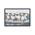 Picture of White Horses _GroupedProduct_Rectangle_Landscape_Photography _GroupedProduct_Rectangle_Landscape_Framed_Matted_