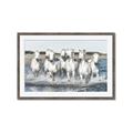 Picture of White Horses _GroupedProduct_Rectangle_Landscape_Photography _GroupedProduct_Rectangle_Landscape_Framed_Matted_