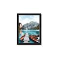 Picture of Waiting boats _GroupedProduct_Rectangle_Portrait_Photography _GroupedProduct_Rectangle_Portrait_Framed_Matted_