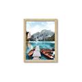 Picture of Waiting boats _GroupedProduct_Rectangle_Portrait_Photography _GroupedProduct_Rectangle_Portrait_Framed_Matted_