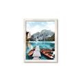 Picture of Waiting boats _GroupedProduct_Rectangle_Portrait_Photography _GroupedProduct_Rectangle_Portrait_Framed_Matted_