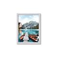 Picture of Waiting boats _GroupedProduct_Rectangle_Portrait_Photography _GroupedProduct_Rectangle_Portrait_Framed_Matted_
