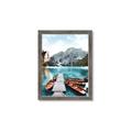 Picture of Waiting boats _GroupedProduct_Rectangle_Portrait_Photography _GroupedProduct_Rectangle_Portrait_Framed_Matted_