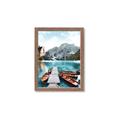 Picture of Waiting boats _GroupedProduct_Rectangle_Portrait_Photography _GroupedProduct_Rectangle_Portrait_Framed_Matted_