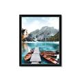 Picture of Waiting boats _GroupedProduct_Rectangle_Portrait_Photography _GroupedProduct_Rectangle_Portrait_Framed_Matted_
