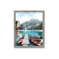 Picture of Waiting boats _GroupedProduct_Rectangle_Portrait_Photography _GroupedProduct_Rectangle_Portrait_Framed_Matted_