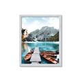 Picture of Waiting boats _GroupedProduct_Rectangle_Portrait_Photography _GroupedProduct_Rectangle_Portrait_Framed_Matted_