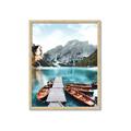 Picture of Waiting boats _GroupedProduct_Rectangle_Portrait_Photography _GroupedProduct_Rectangle_Portrait_Framed_Matted_