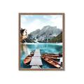 Picture of Waiting boats _GroupedProduct_Rectangle_Portrait_Photography _GroupedProduct_Rectangle_Portrait_Framed_Matted_