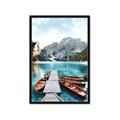 Picture of Waiting boats _GroupedProduct_Rectangle_Portrait_Photography _GroupedProduct_Rectangle_Portrait_Framed_Matted_