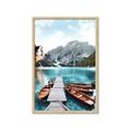 Picture of Waiting boats _GroupedProduct_Rectangle_Portrait_Photography _GroupedProduct_Rectangle_Portrait_Framed_Matted_