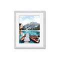Picture of Waiting boats _GroupedProduct_Rectangle_Portrait_Photography _GroupedProduct_Rectangle_Portrait_Framed_Matted_