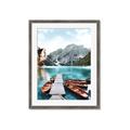 Picture of Waiting boats _GroupedProduct_Rectangle_Portrait_Photography _GroupedProduct_Rectangle_Portrait_Framed_Matted_