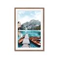 Picture of Waiting boats _GroupedProduct_Rectangle_Portrait_Photography _GroupedProduct_Rectangle_Portrait_Framed_Matted_
