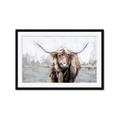 Picture of Bison _GroupedProduct_Rectangle_Landscape_Framed_Matted_