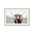 Picture of Bison _GroupedProduct_Rectangle_Landscape_Framed_Matted_