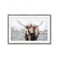 Picture of Bison _GroupedProduct_Rectangle_Landscape_Framed_Matted_