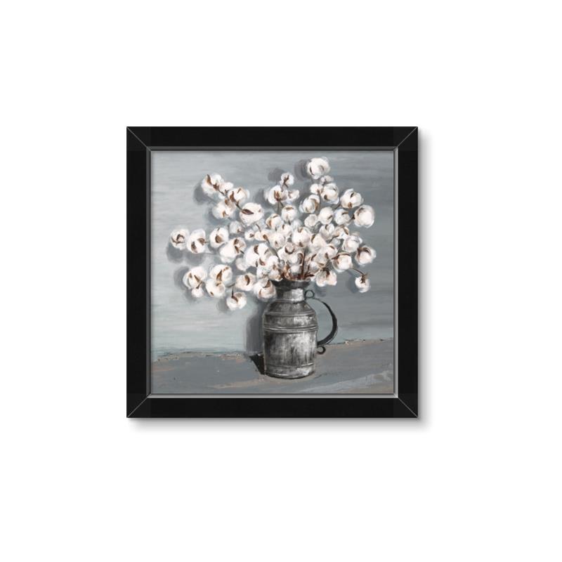 Picture of Cotton Flower _GroupedProduct_Square_Framed_Matted_