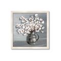 Picture of Cotton Flower _GroupedProduct_Square_Framed_Matted_