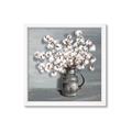 Picture of Cotton Flower _GroupedProduct_Square_Framed_Matted_