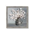 Picture of Cotton Flower _GroupedProduct_Square_Framed_Matted_