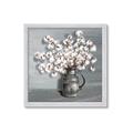 Picture of Cotton Flower _GroupedProduct_Square_Framed_Matted_