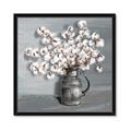 Picture of Cotton Flower _GroupedProduct_Square_Framed_Matted_