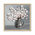Picture of Cotton Flower _GroupedProduct_Square_Framed_Matted_