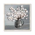 Picture of Cotton Flower _GroupedProduct_Square_Framed_Matted_