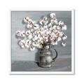 Picture of Cotton Flower _GroupedProduct_Square_Framed_Matted_
