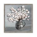 Picture of Cotton Flower _GroupedProduct_Square_Framed_Matted_