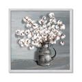 Picture of Cotton Flower _GroupedProduct_Square_Framed_Matted_