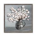Picture of Cotton Flower _GroupedProduct_Square_Framed_Matted_