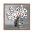 Picture of Cotton Flower _GroupedProduct_Square_Framed_Matted_