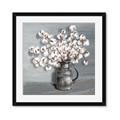 Picture of Cotton Flower _GroupedProduct_Square_Framed_Matted_