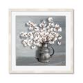 Picture of Cotton Flower _GroupedProduct_Square_Framed_Matted_