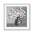 Picture of Cotton Flower _GroupedProduct_Square_Framed_Matted_
