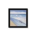 Picture of Seaqgulls at shore _GroupedProduct_Square_Framed_Matted_