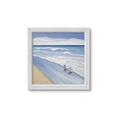 Picture of Seaqgulls at shore _GroupedProduct_Square_Framed_Matted_