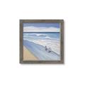 Picture of Seaqgulls at shore _GroupedProduct_Square_Framed_Matted_