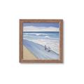 Picture of Seaqgulls at shore _GroupedProduct_Square_Framed_Matted_