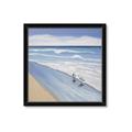 Picture of Seaqgulls at shore _GroupedProduct_Square_Framed_Matted_
