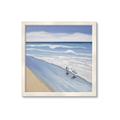 Picture of Seaqgulls at shore _GroupedProduct_Square_Framed_Matted_
